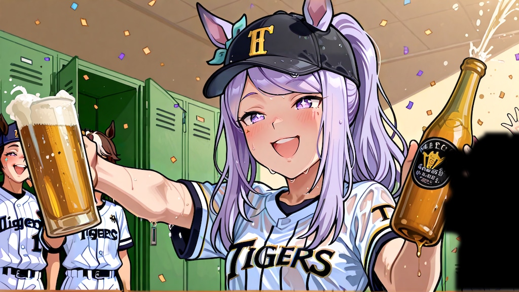 やきゅうのおねえさん大歓喜