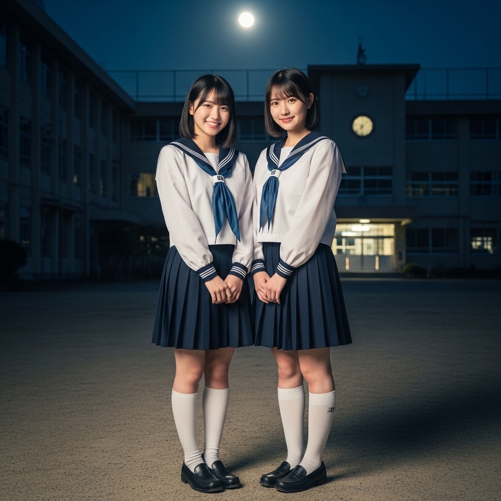 夜の学校