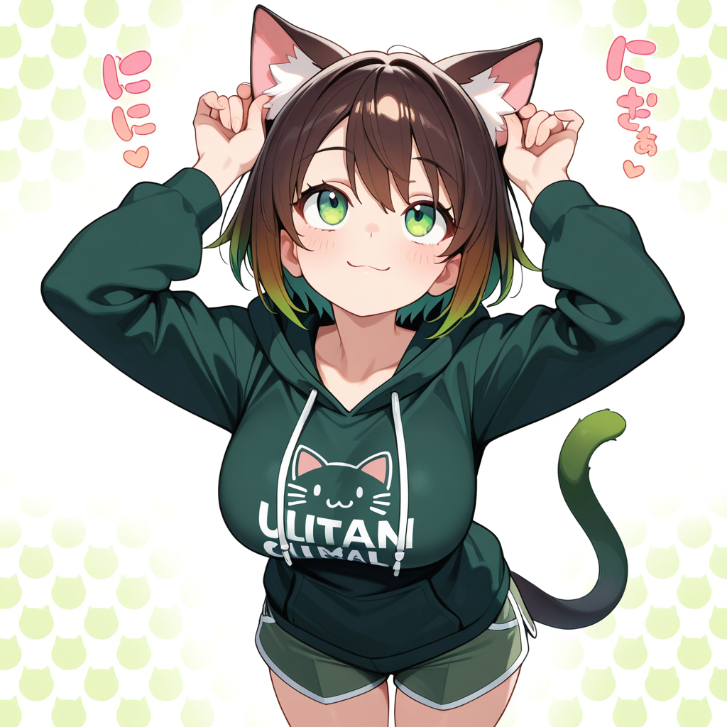 猫耳になっちゃった桝 琴音ちゃん