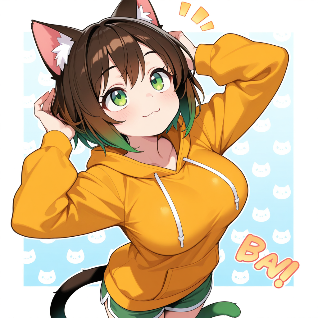 猫耳になっちゃった桝 琴音ちゃん