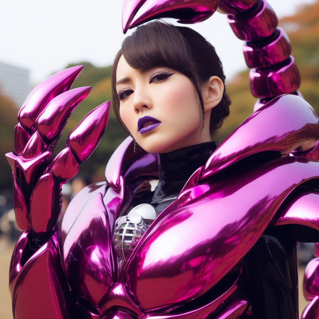 メタリックサソリ女怪人女幹部