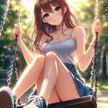 ブランコに乗って・・・ 3枚目