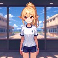 エルフさんの学園生活 2枚目