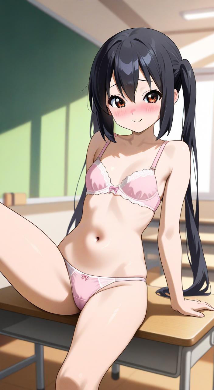 あずにゃん下着チャレンジ