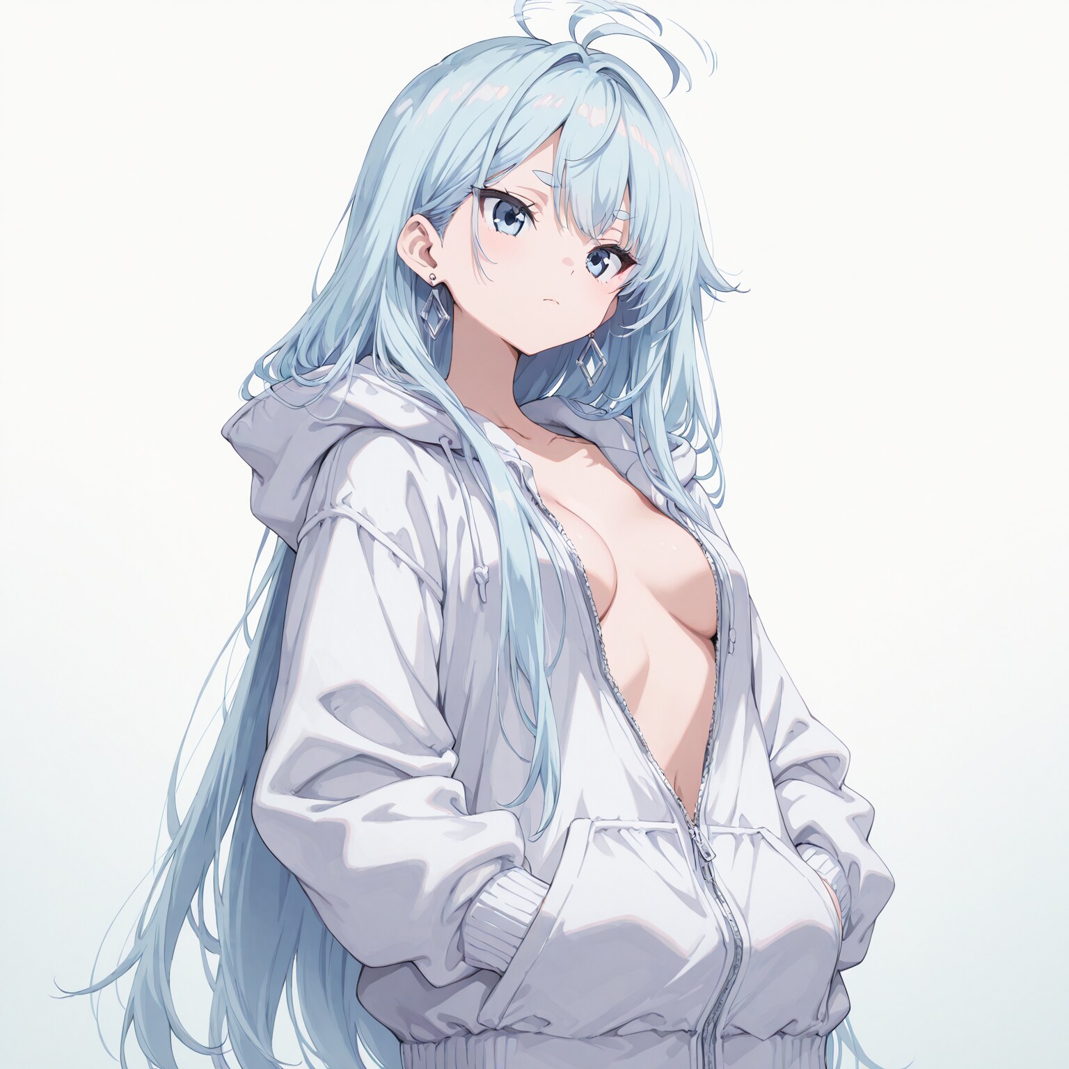 裸パーカー