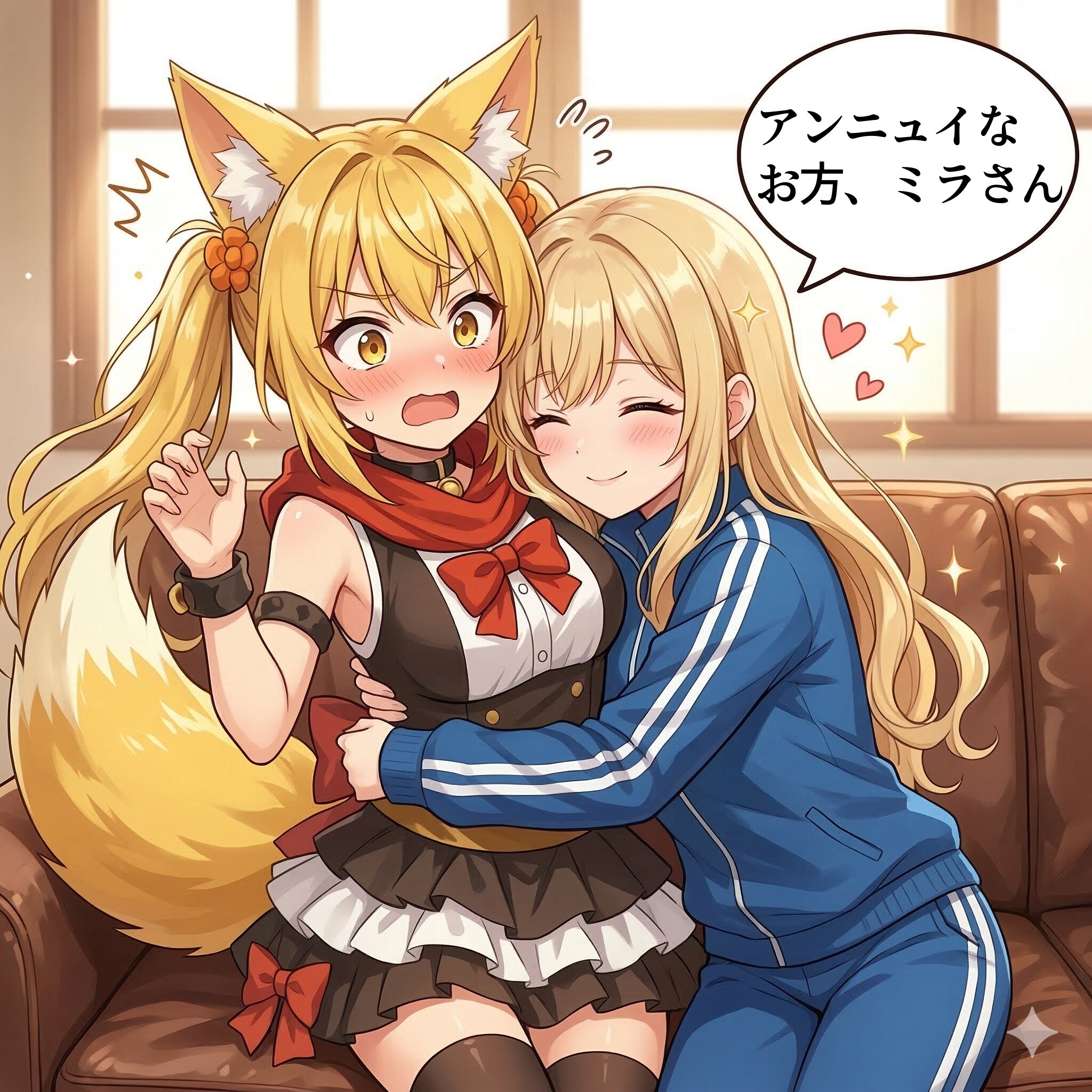tanuさんのアイコンの子に懐かれる