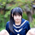 セーラー服と開脚 2枚目