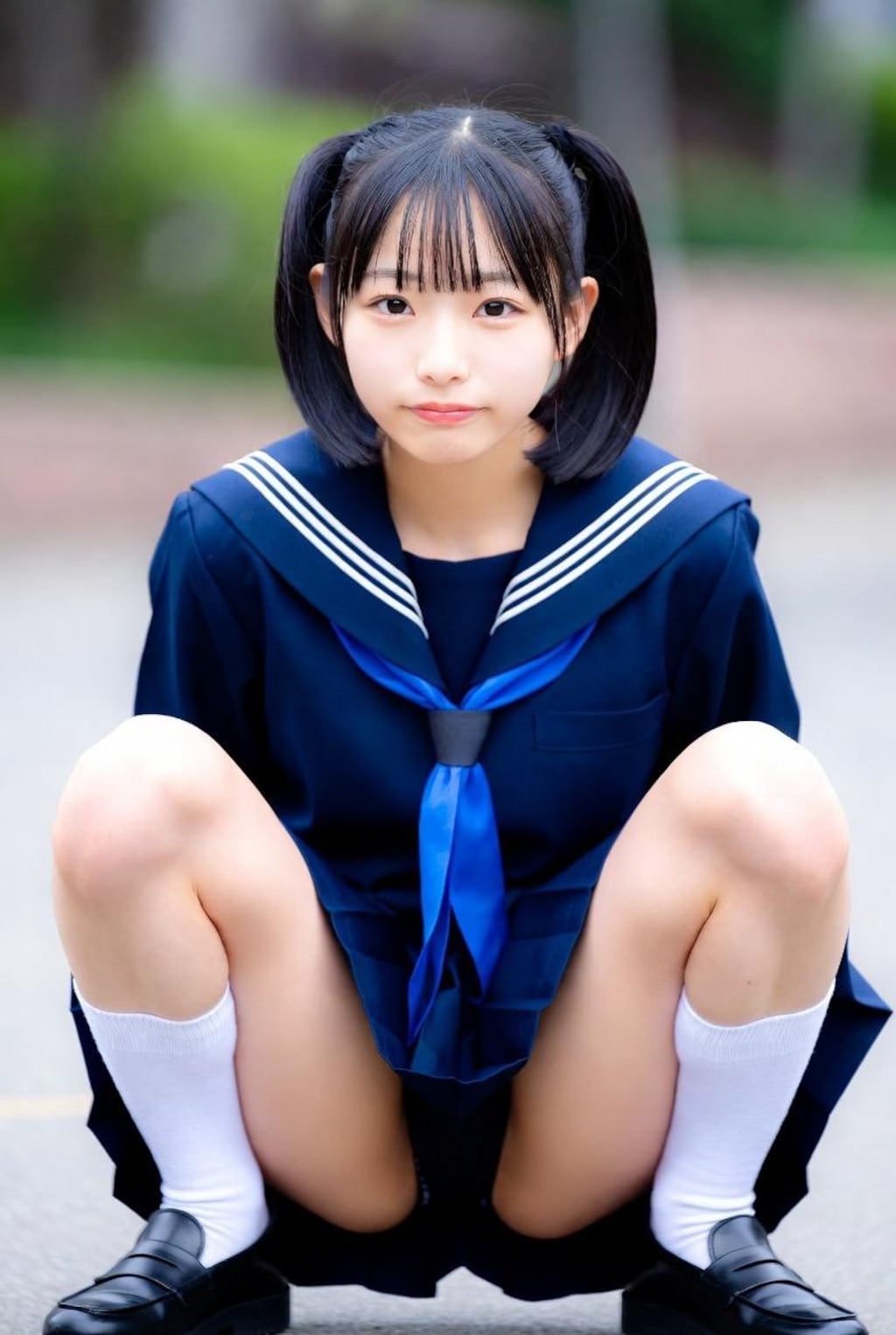 セーラー服と開脚