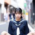 セーラー服と開脚 4枚目
