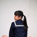セーラー服と開脚 5枚目