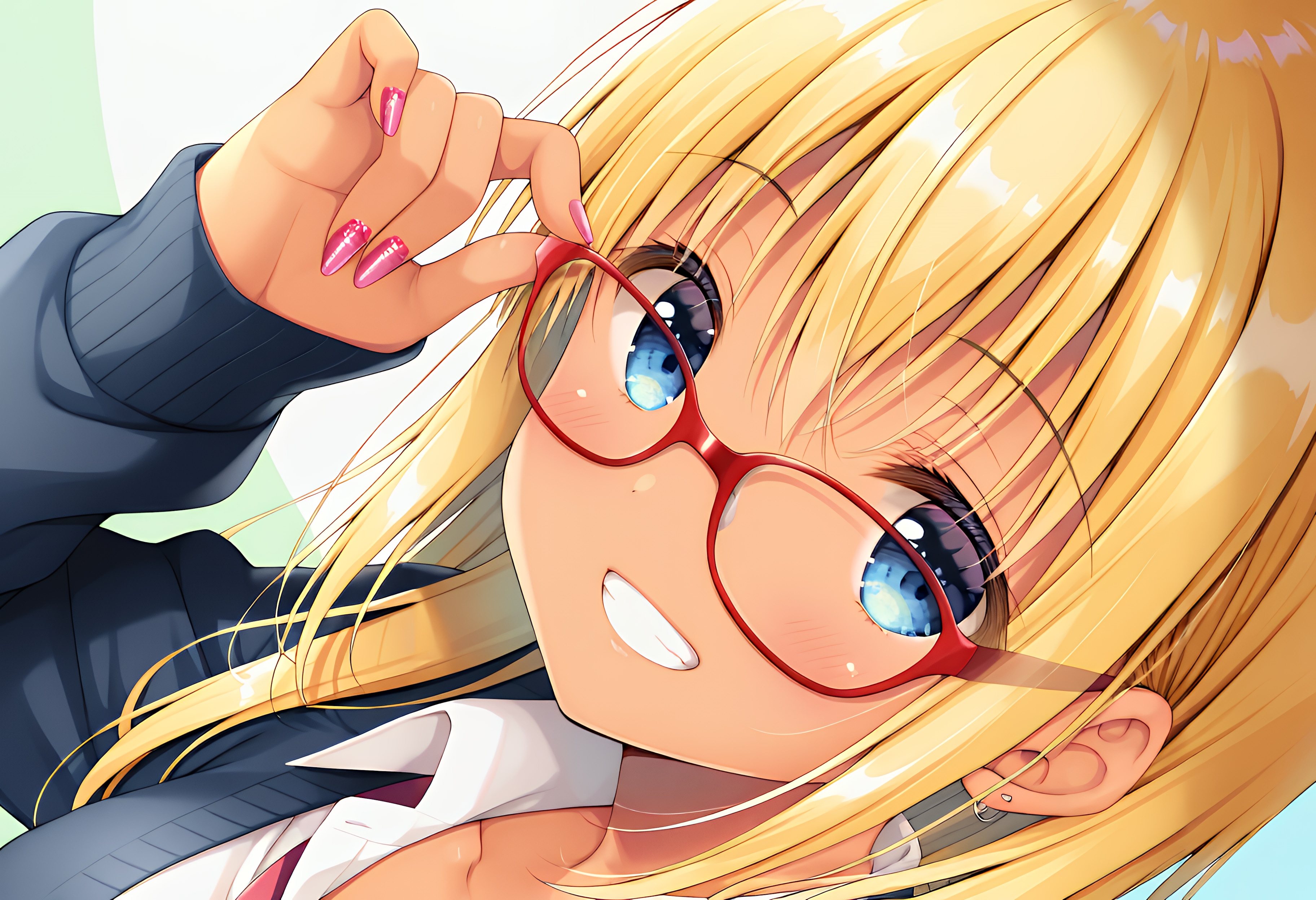メガネどう～？ | の人気AIイラスト・グラビア