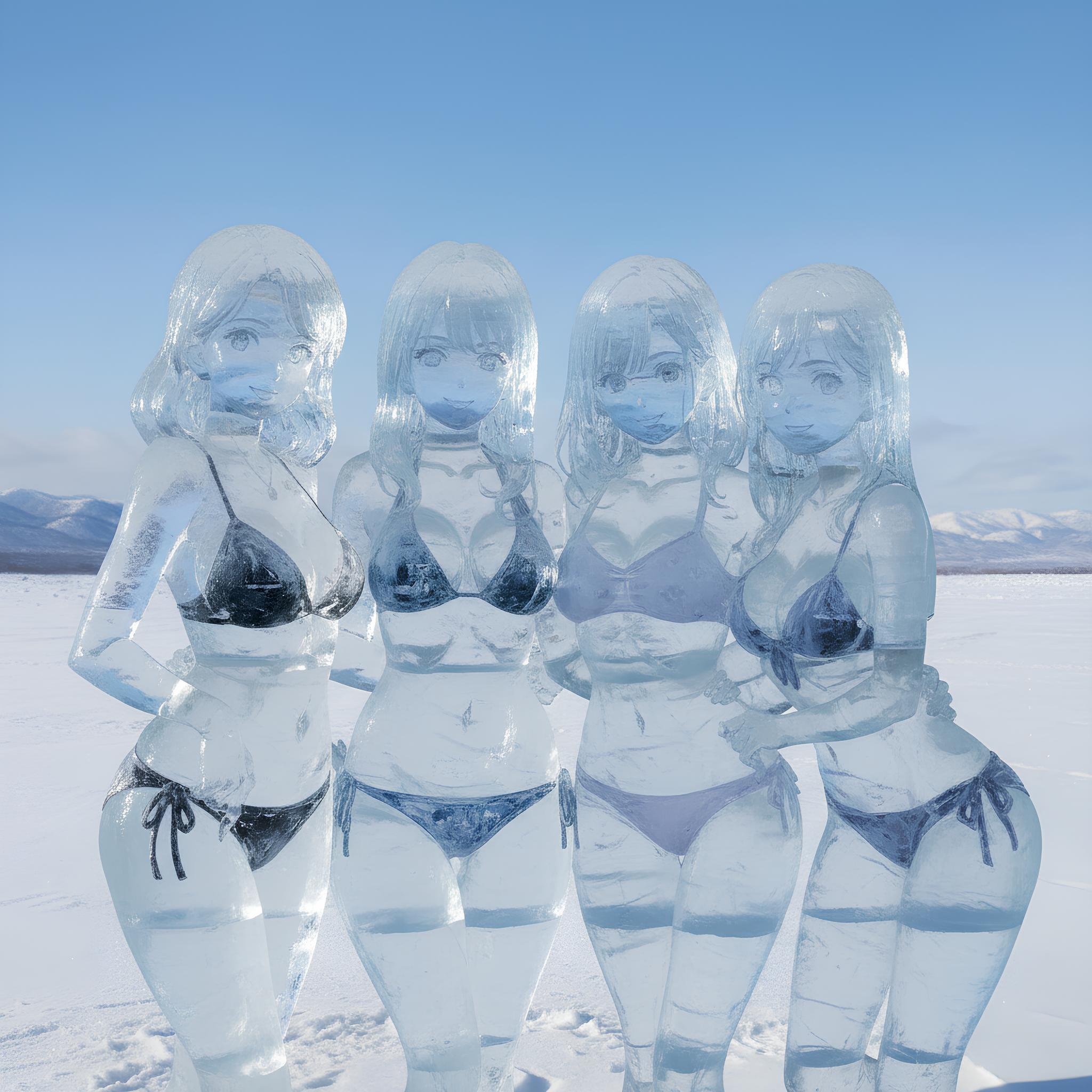 冬の水着