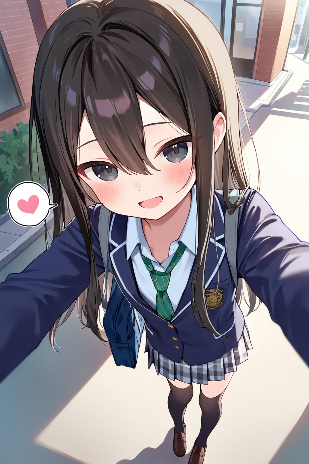 制服借りてきました〜❤️