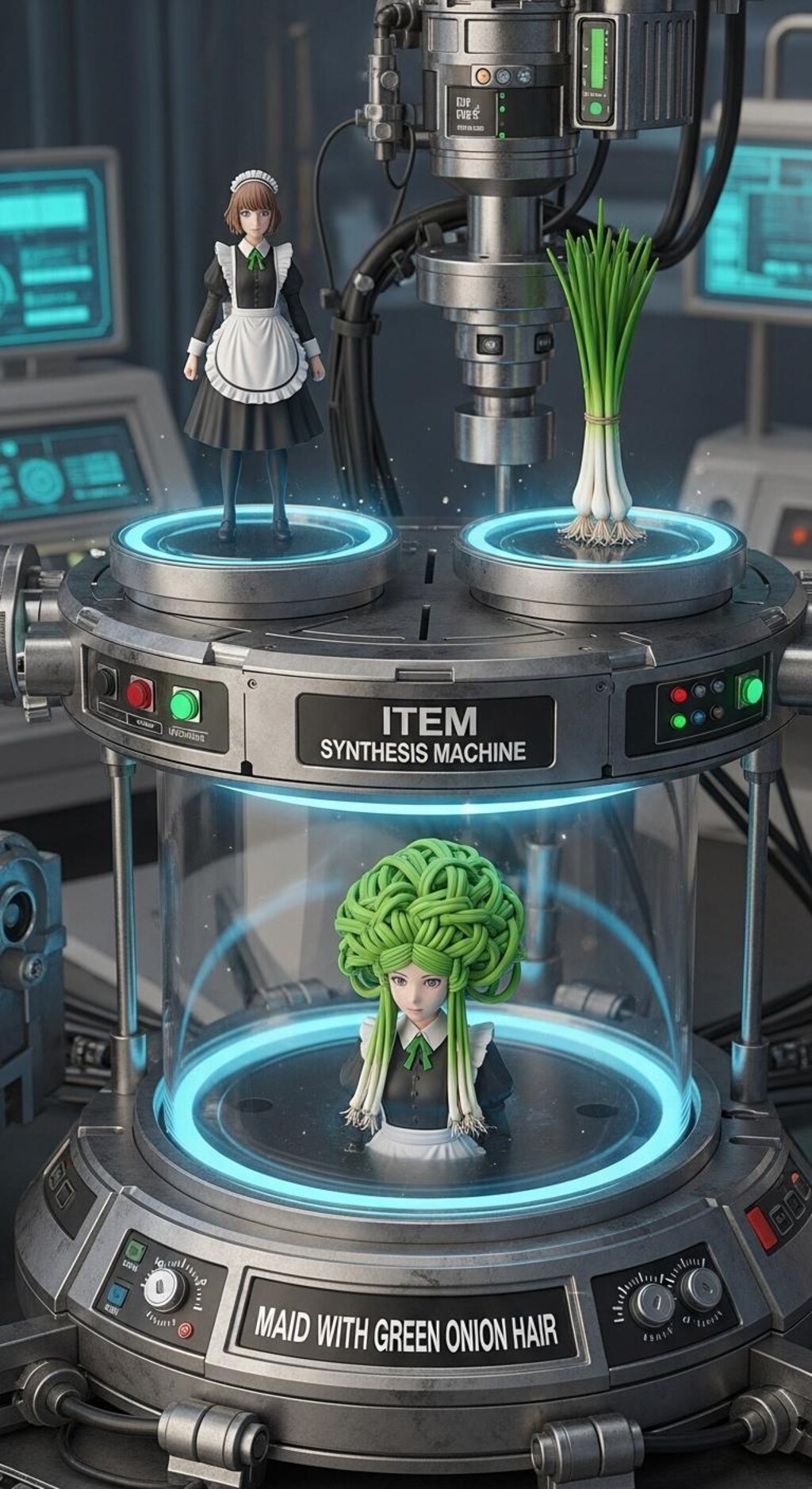 メイドさん＋長ネギ