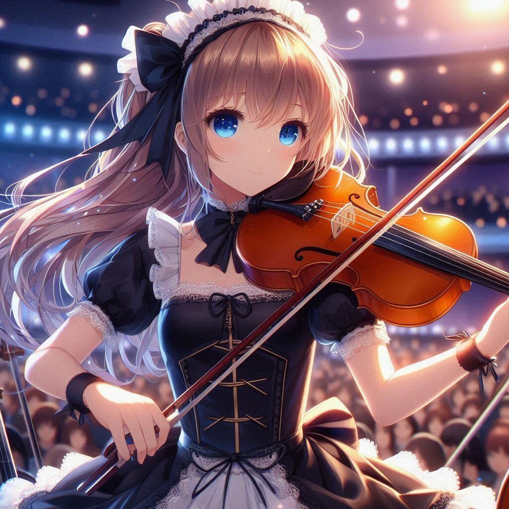 メイドさんのバイオリン