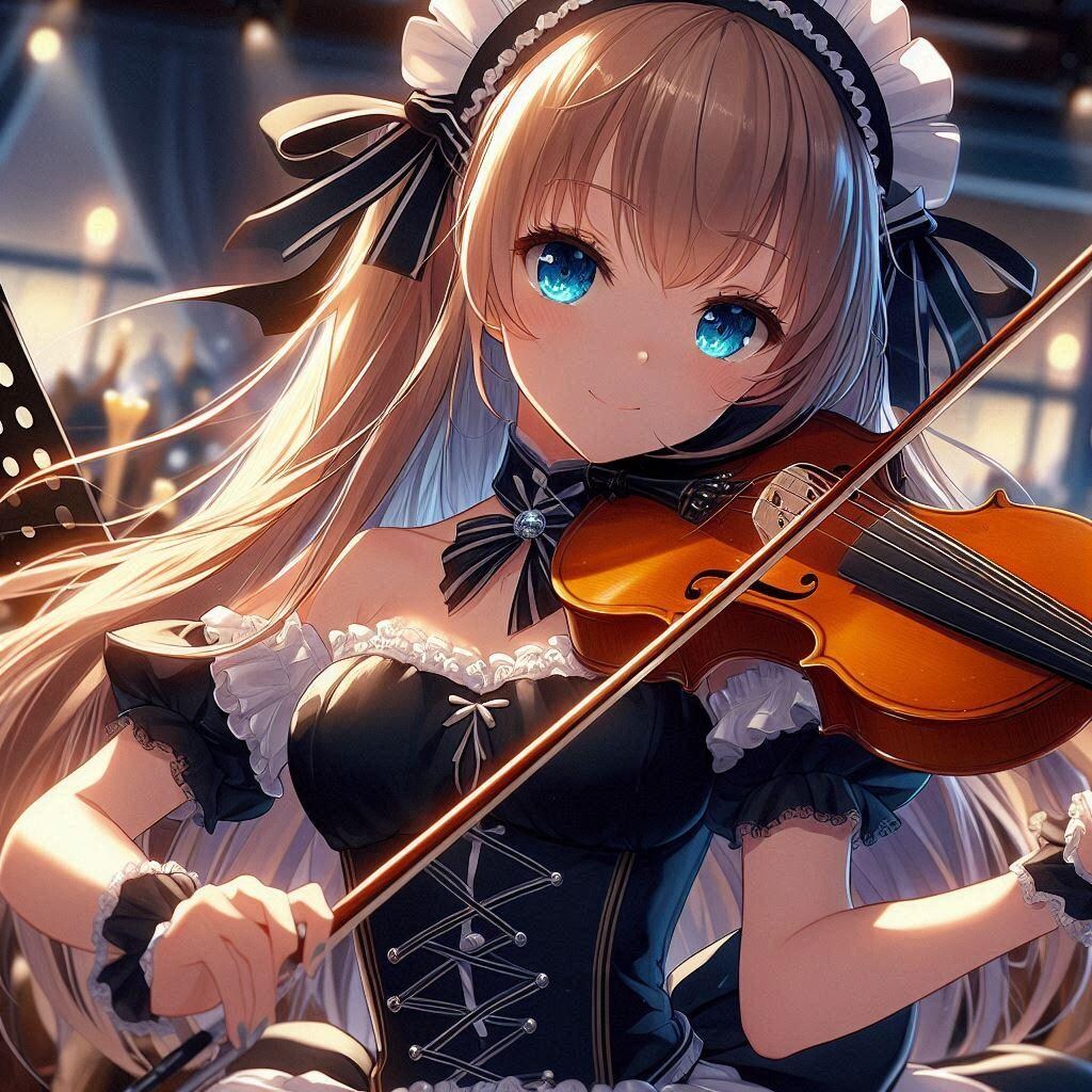 メイドさんのバイオリン