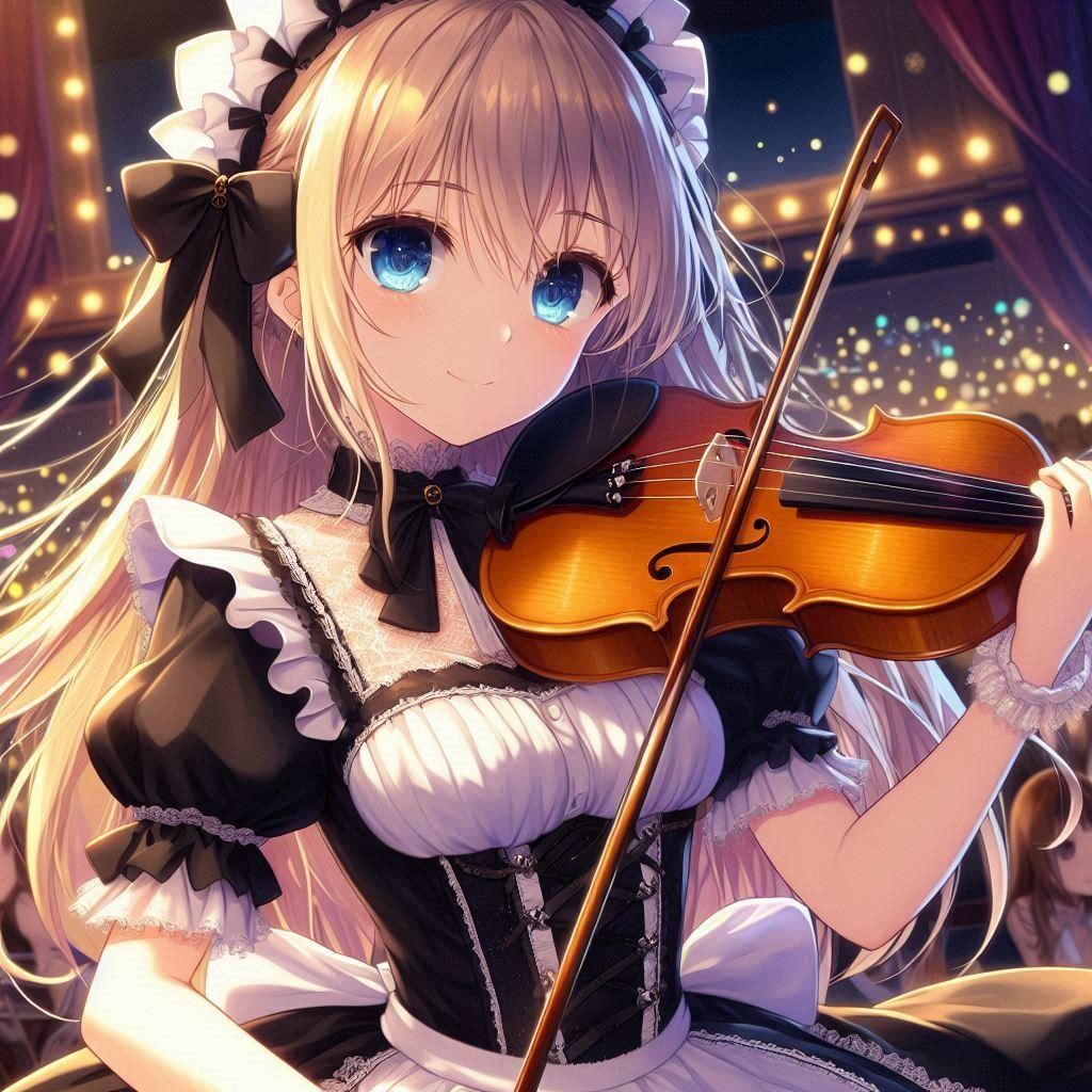 メイドさんのバイオリン