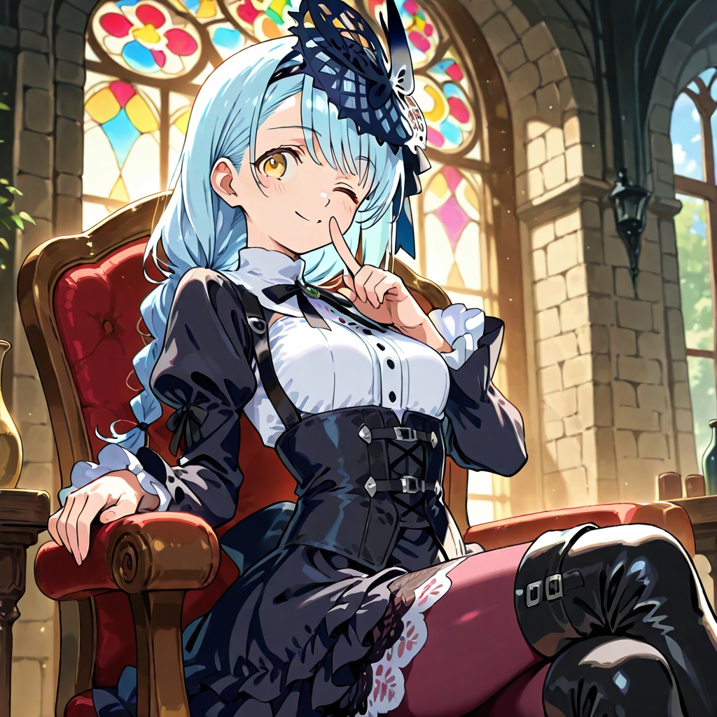 定番ロリータ【ゴスロリ②】 | の人気AIイラスト・グラビア