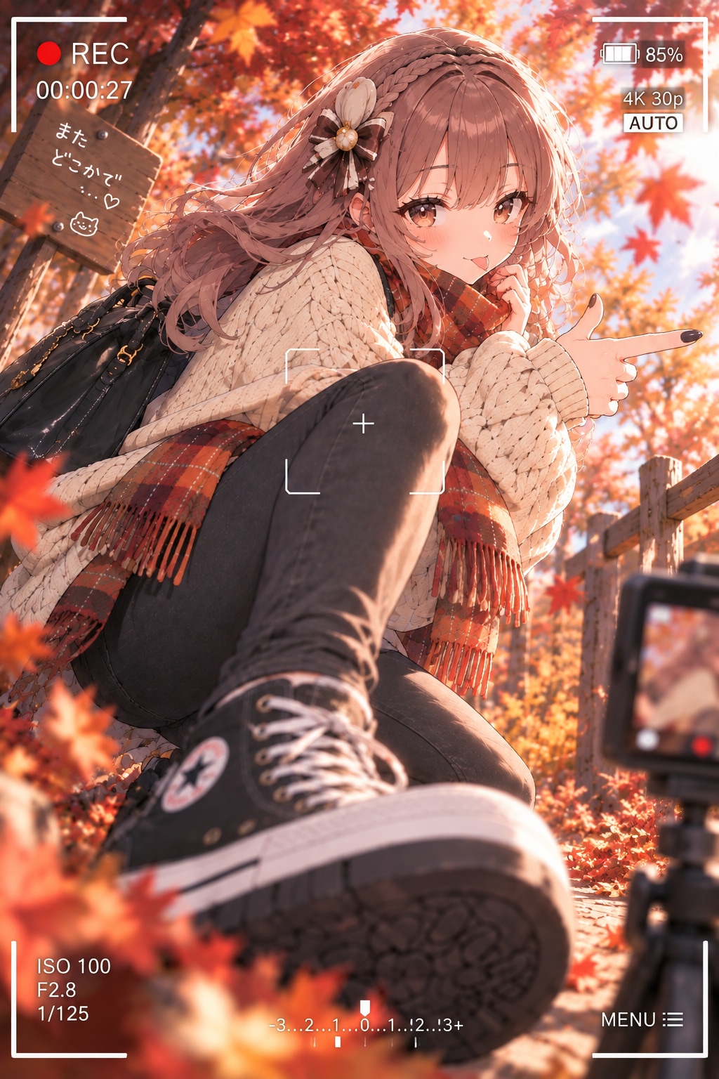 REC――秋色の一瞬を、君へ | の人気AIイラスト・グラビア