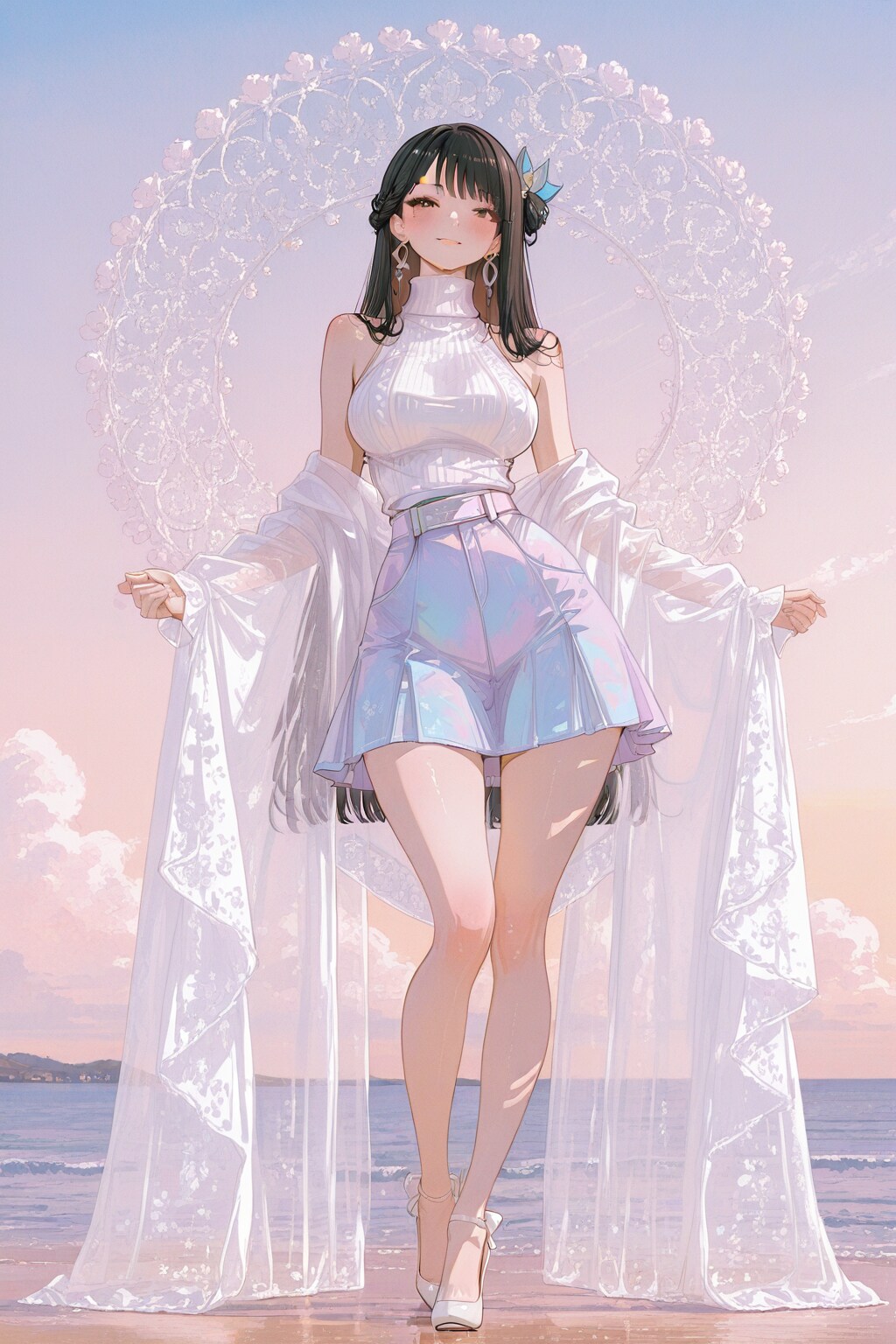 夏のニット