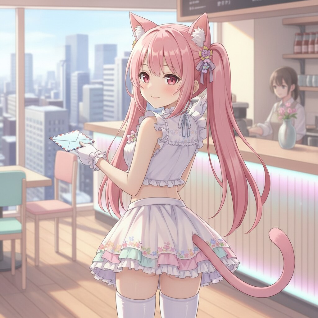 ももツイにゃん。2月18日 #エアメールの日