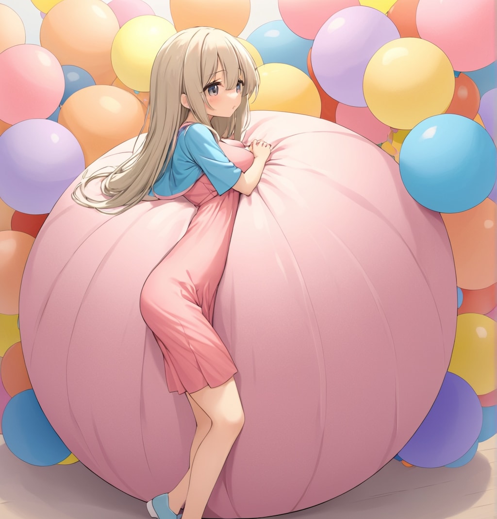 バルーンに埋まる