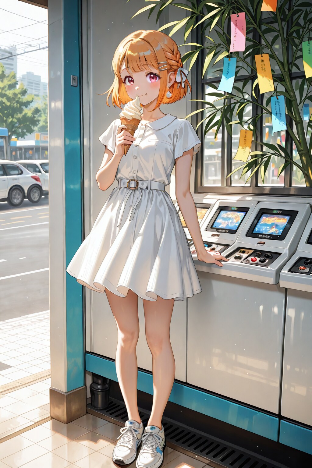 暑いときにはソフトクリームでしょ(^o^)