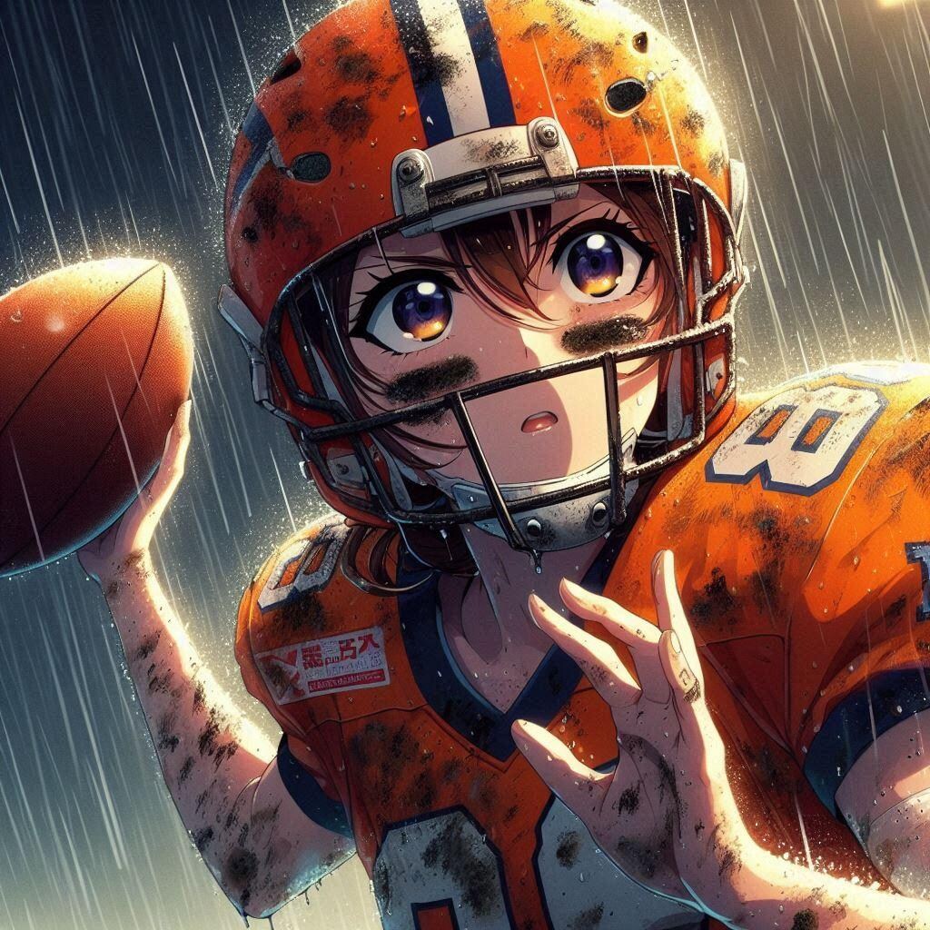 🏈泥まみれの女子アメフト 141