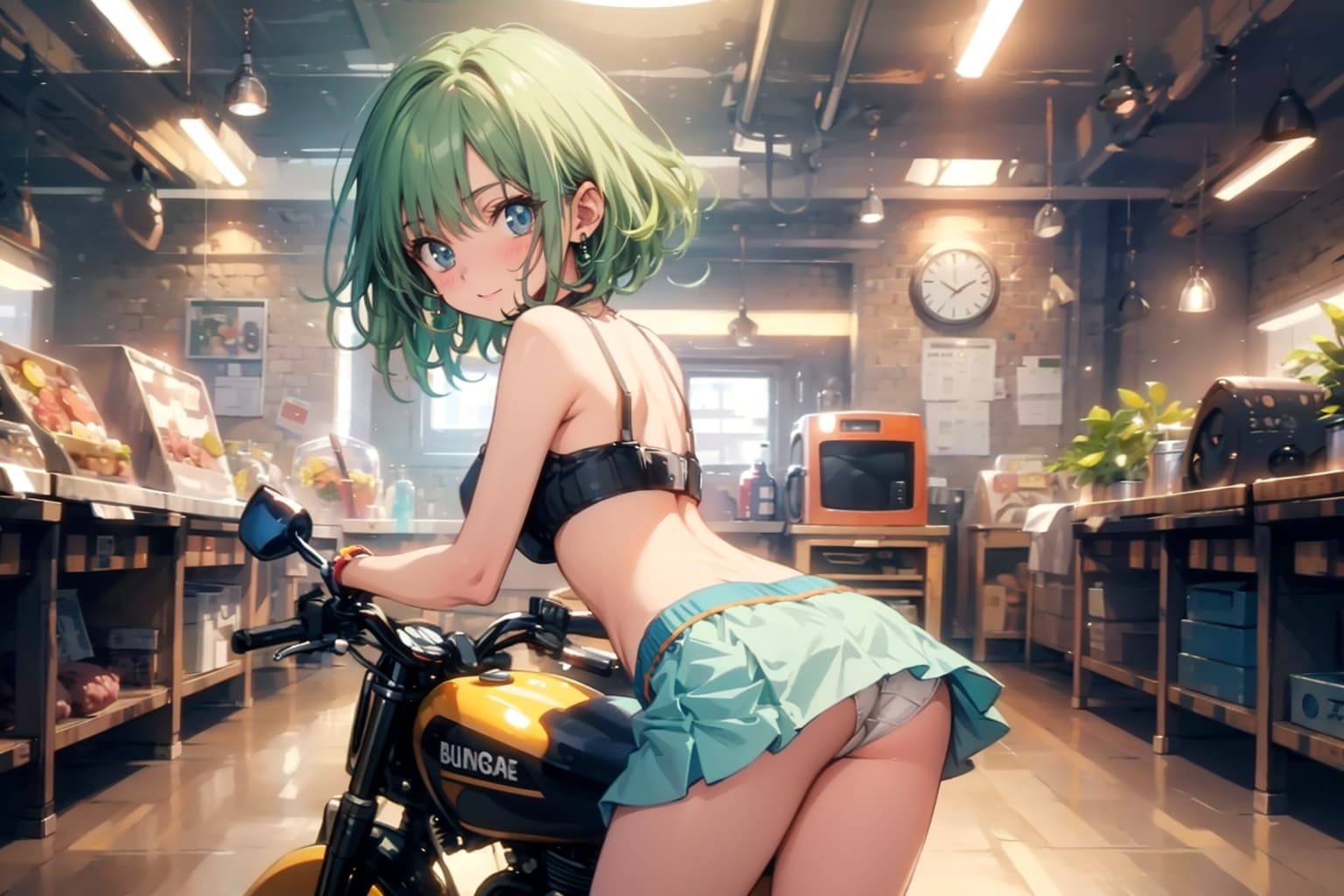 機械いじりが好きな娘