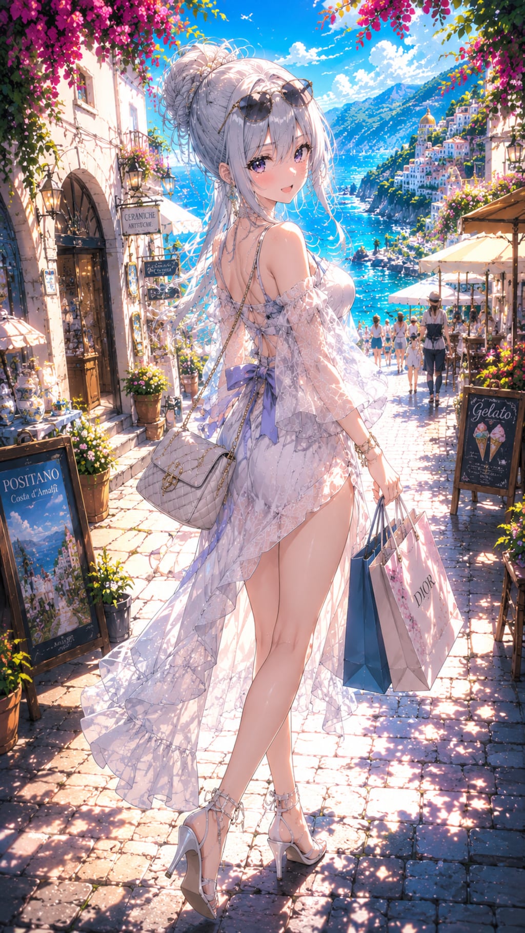 至高の美少女 麗華様のバカンス ～荷物持ちは何処に？ショピング編～