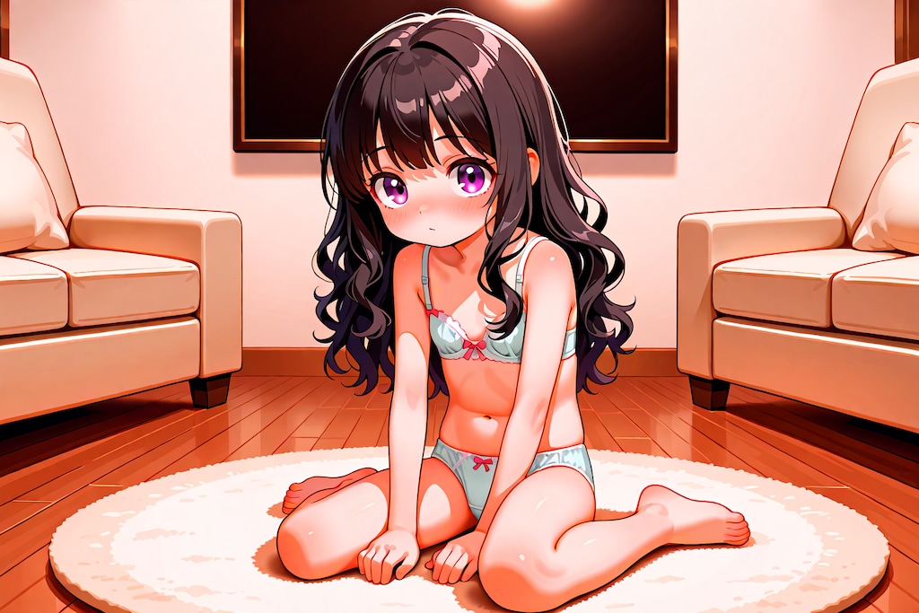下着姿の婿と嫁