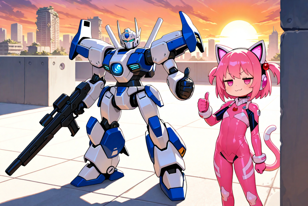 novaAnimeで描いたロボパイ！！