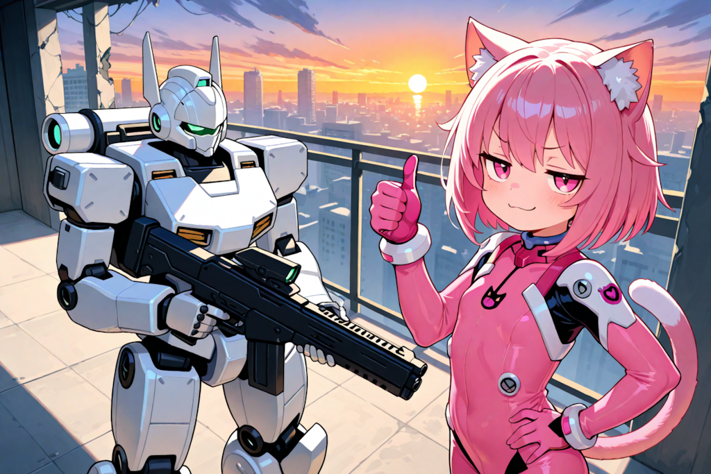 novaAnimeで描いたロボパイ！！