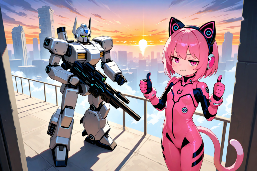 novaAnimeで描いたロボパイ！！