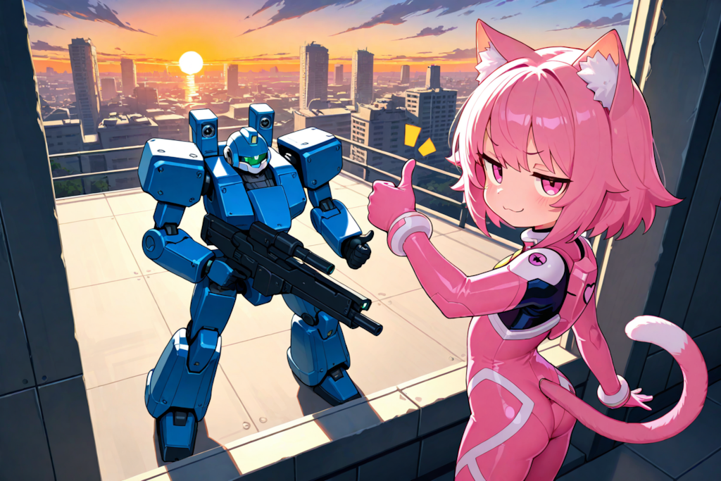 novaAnimeで描いたロボパイ！！