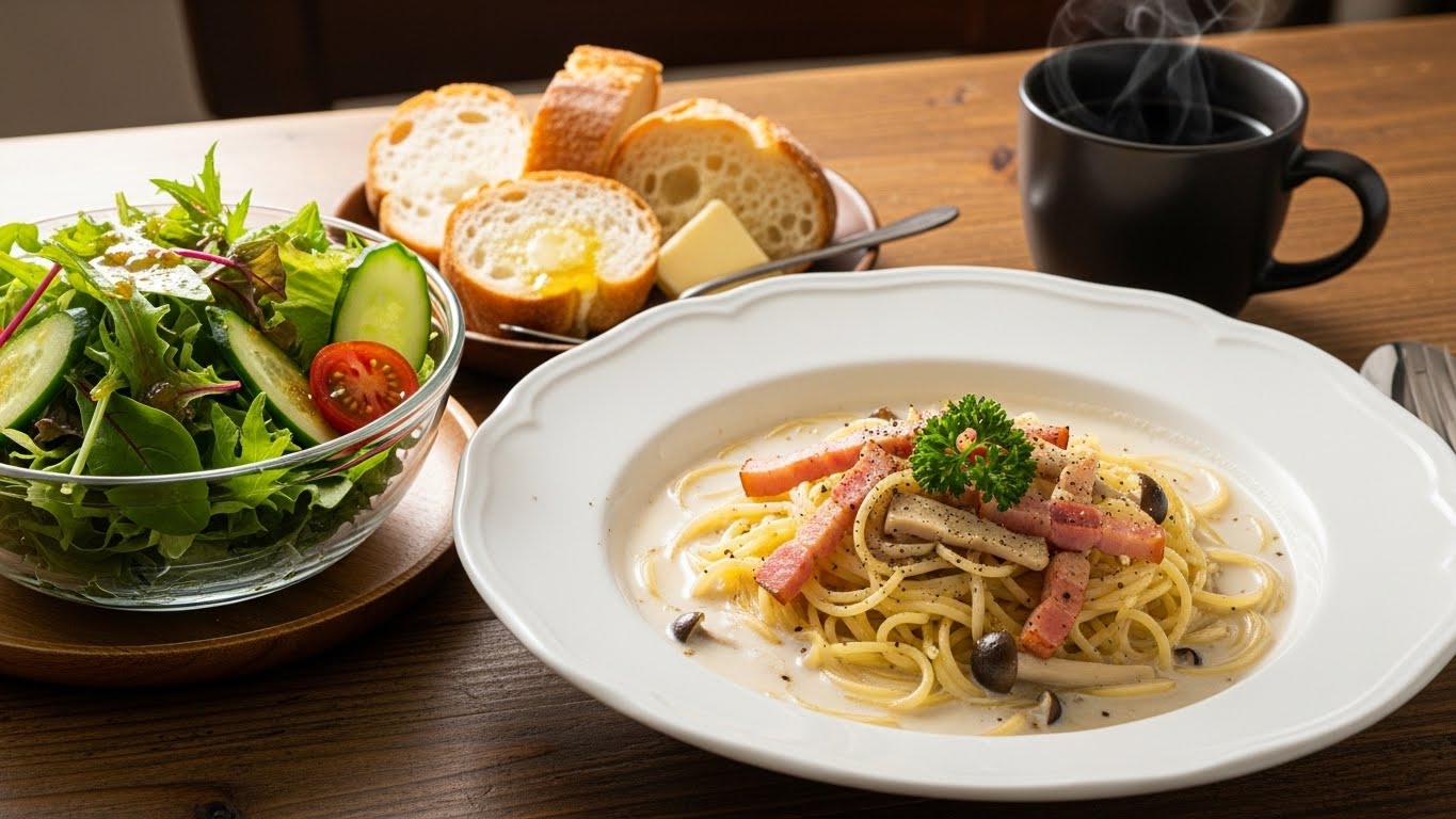 摩訶不思議食堂のスープスパゲッティセット | の人気AIイラスト・グラビア