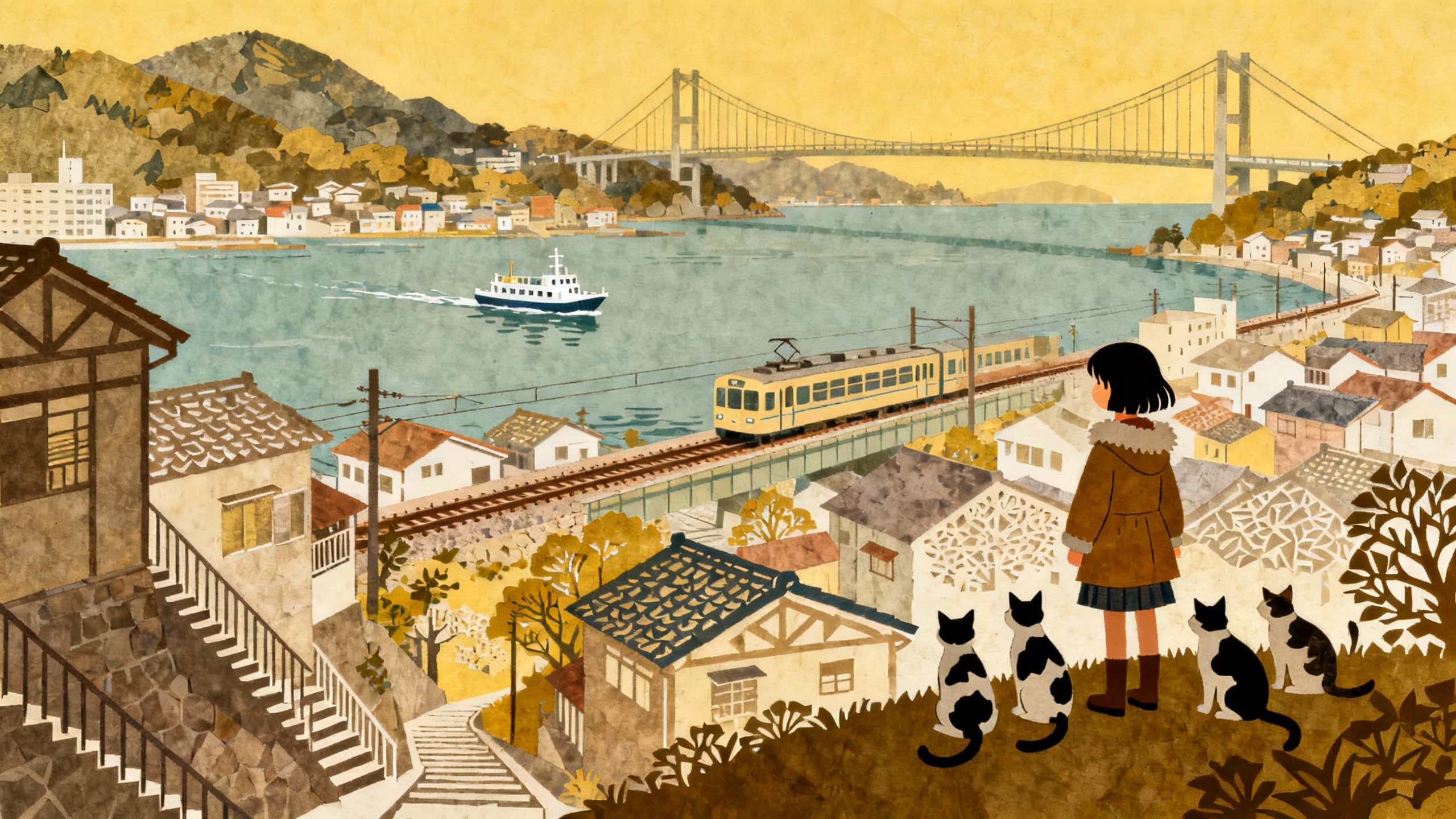 海の見える街27 | の人気AIイラスト・グラビア