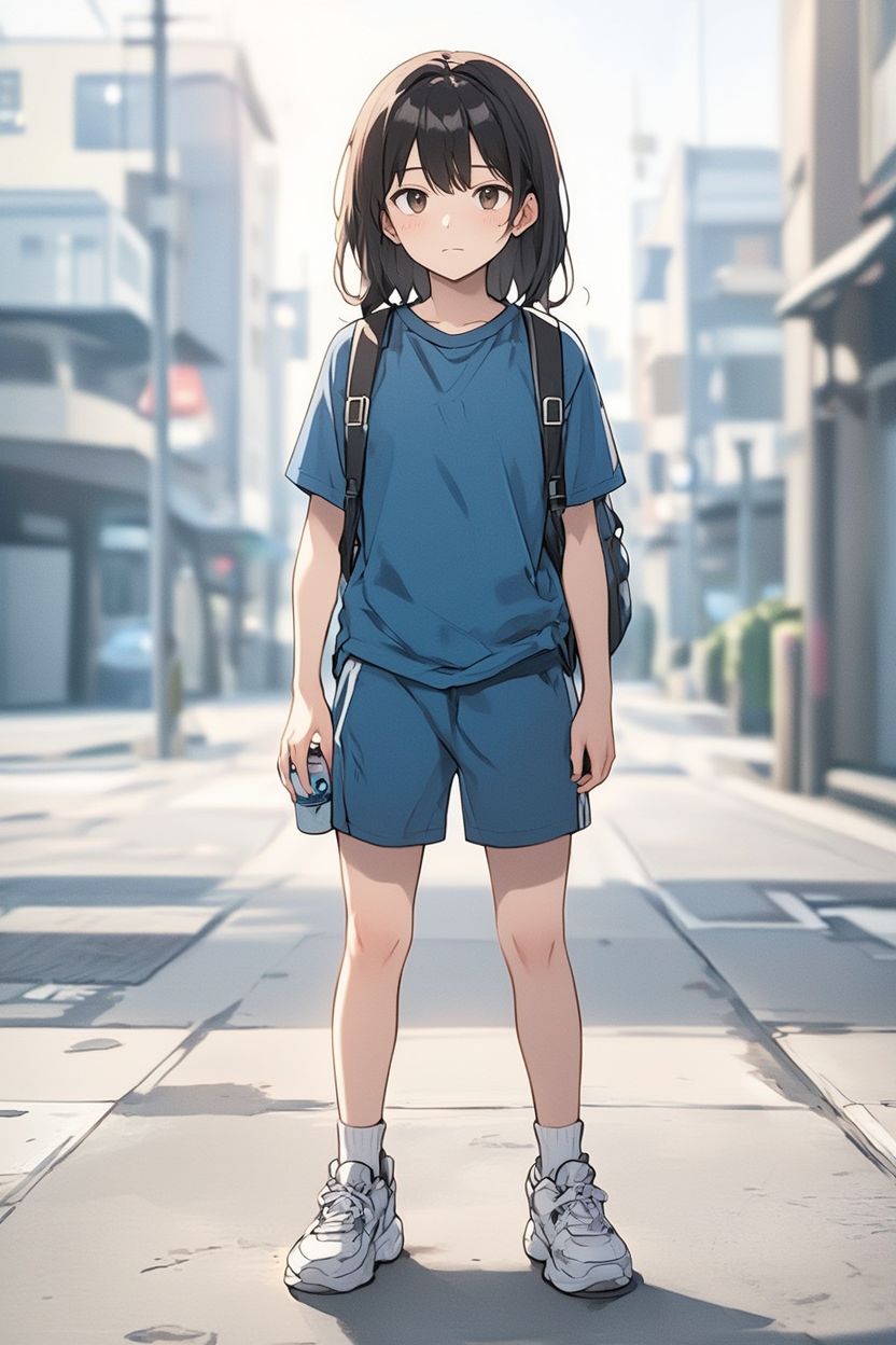 街中のJCちゃん | の人気AIイラスト・グラビア