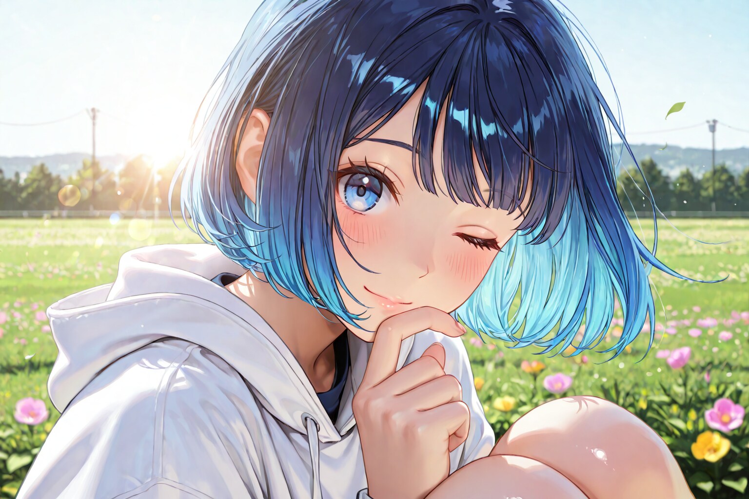 いい風、だね♡