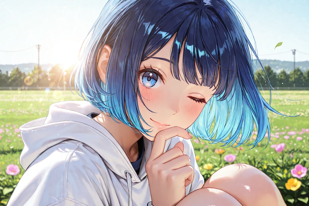 いい風、だね♡
