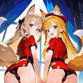 キツネっ娘♪　姉妹♡ 2（12枚） 2枚目