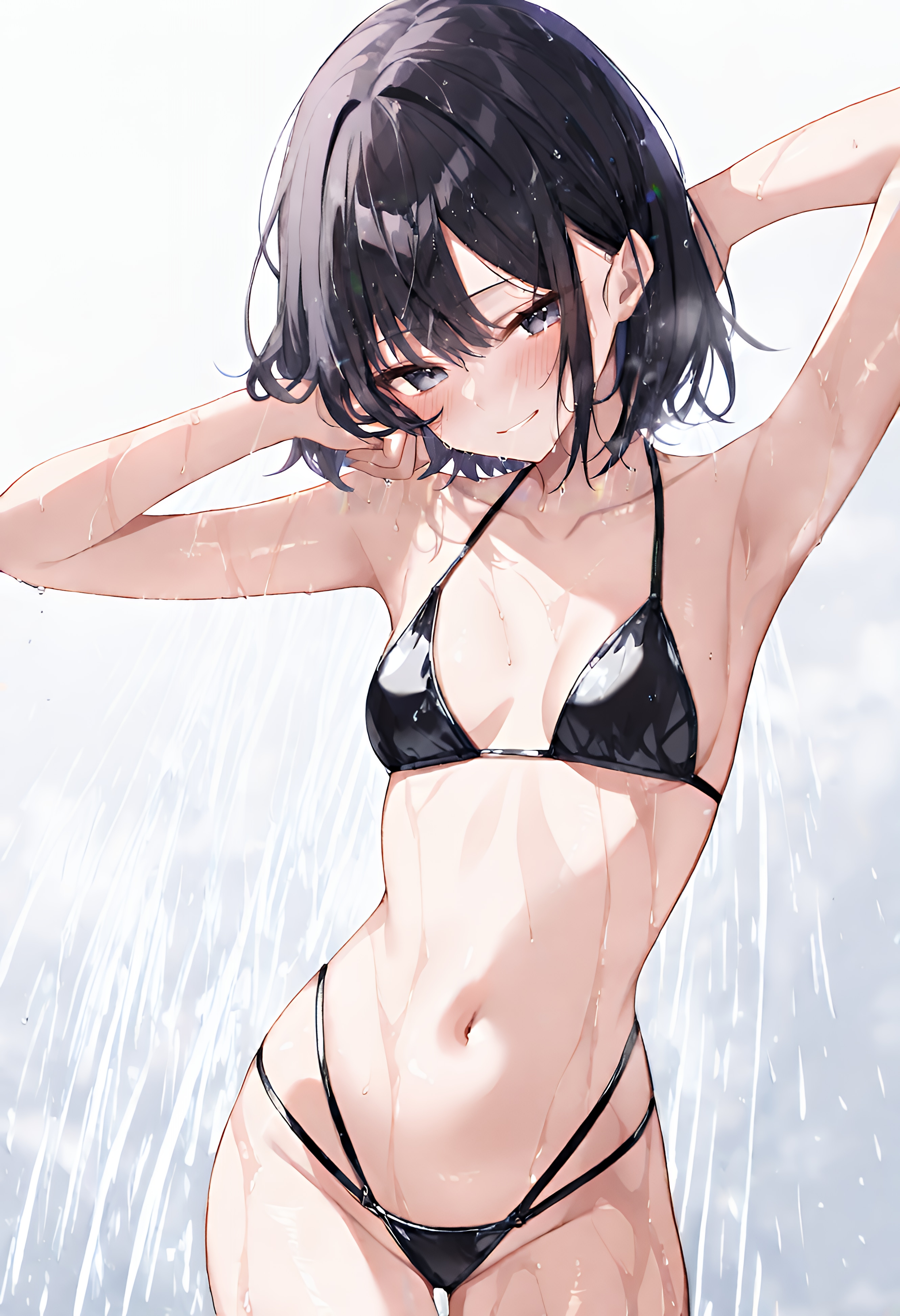 浴びる