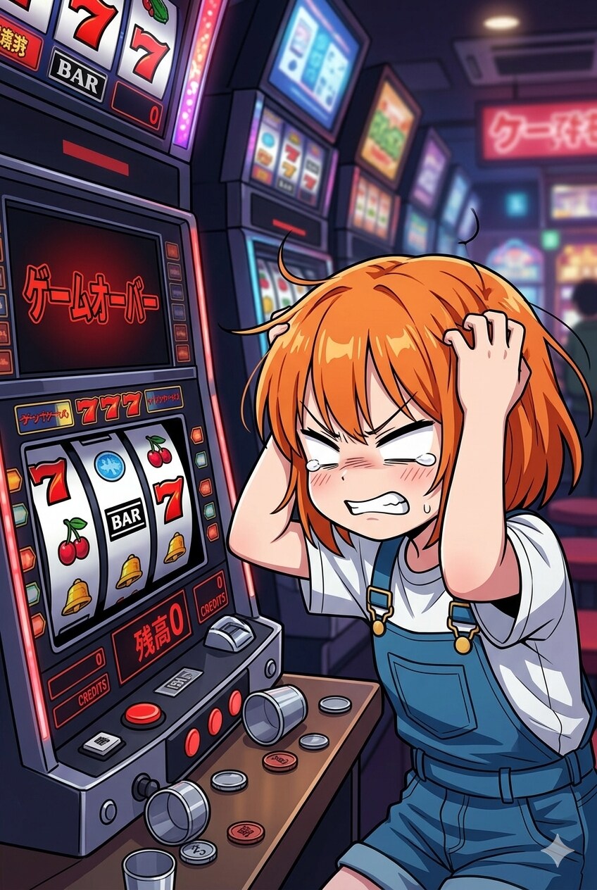 GWもギャンブルしちゃう白目ちゃん