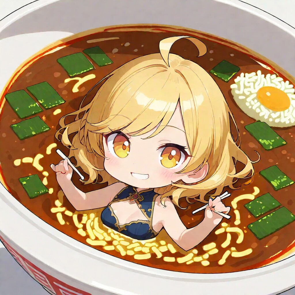 カレー麺ユイちゃん | の人気AIイラスト・グラビア