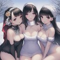 冬の三姉妹その３。 3枚目