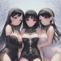冬の三姉妹その３。 2枚目