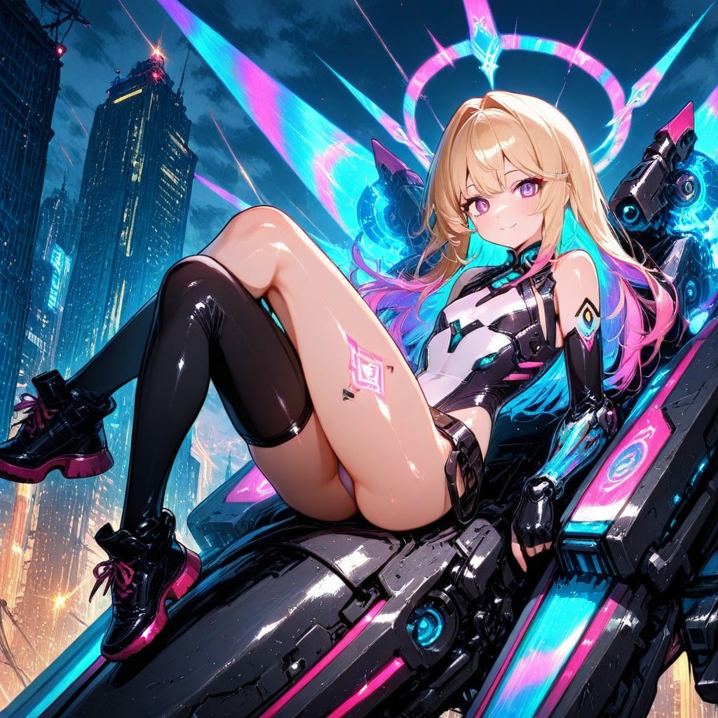 GRYPHON使用ジェットパックを積んだ女の子