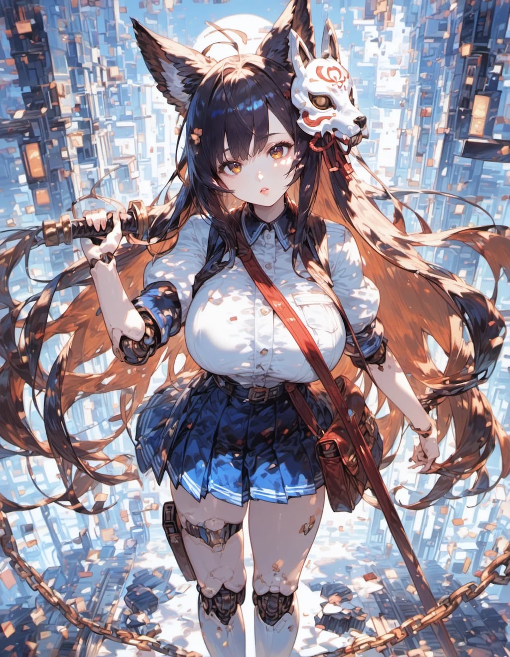 Fox Spirit of the Cyber City