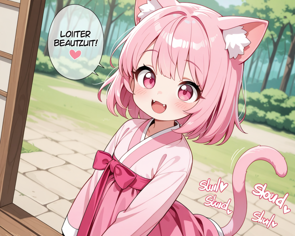 韓服ねこちゃん！！