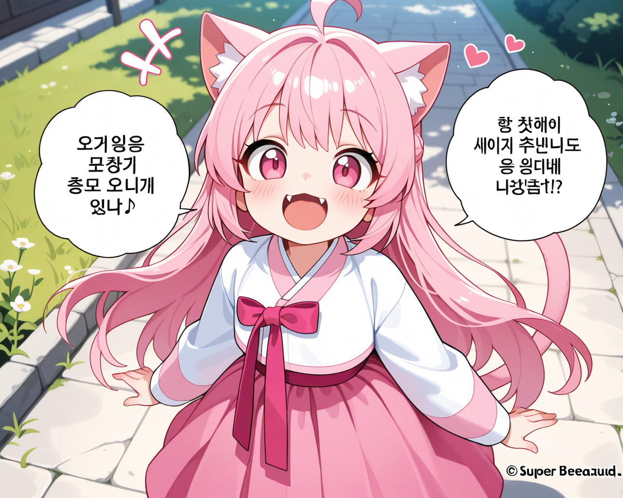 韓服ねこちゃん！！ | の人気AIイラスト・グラビア